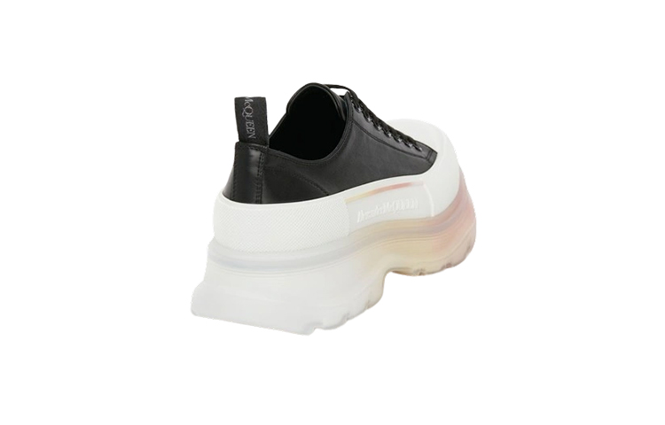 Shop (W) Alexander McQueen Tread Slick Low Top ''Nero Bianco'' 702042WHZ6E1599