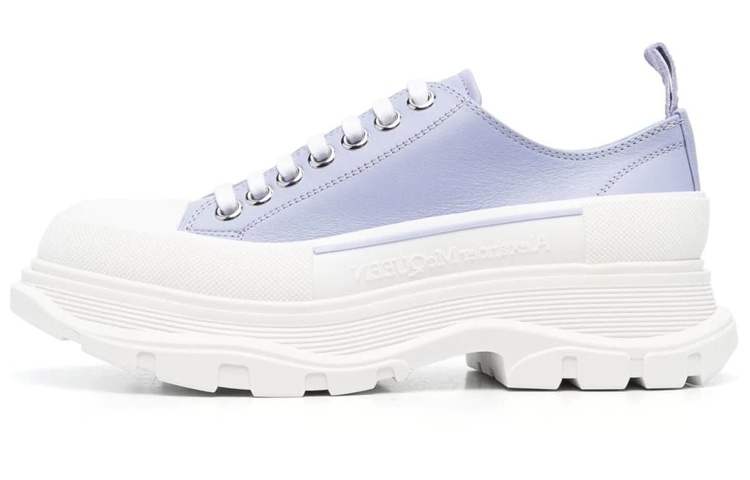 Buy (W) Alexander McQueen Tread Slick Sneakers 'Biru Putih' 702042WHZ625439