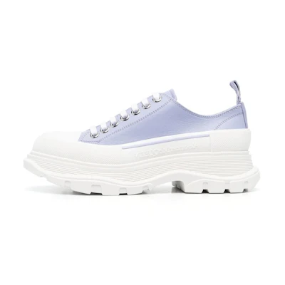 (W) Alexander McQueen Tread Slick Sneakers 'Blue White'