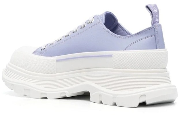 (W) Alexander McQueen Tread Slick Sneakers 'Biru Putih' 702042WHZ625439 Lookbook (W) Alexander McQueen Tread Slick Sneakers 'Biru Putih' 702042WHZ625439