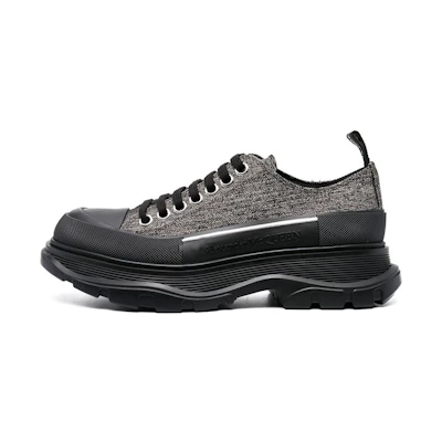 (W) Alexander McQueen Tread Slick Sneakers 'Brown Black'