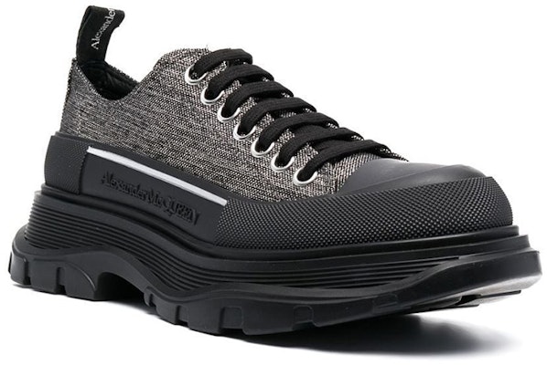 (W) Alexander McQueen Tread Slick Sneakers 'Coklat Hitam' 718376W4US28163 Order (W) Alexander McQueen Tread Slick Sneakers 'Coklat Hitam' 718376W4US28163