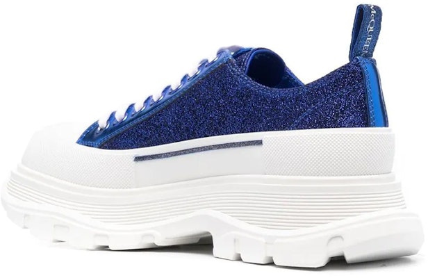 (W) Alexander McQueen Tread Slick Sneakers 'Biru Diraja Putih' 685707W4SG24521 Lookbook (W) Alexander McQueen Tread Slick Sneakers 'Biru Diraja Putih' 685707W4SG24521
