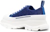 Lookbook (W) Alexander McQueen Tread Slick Sneakers 'Biru Diraja Putih' 685707W4SG24521