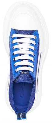 (W) Alexander McQueen Tread Slick Sneakers 'Biru Diraja Putih' 685707W4SG24521 Shop (W) Alexander McQueen Tread Slick Sneakers 'Biru Diraja Putih' 685707W4SG24521