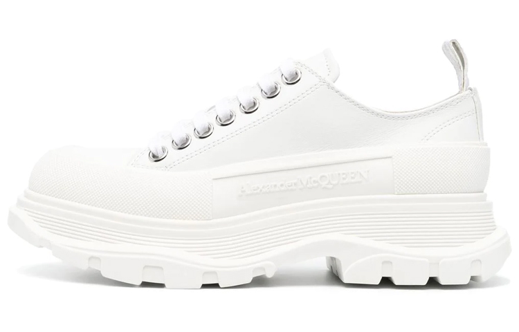 (Women) Alexander McQueen Tread Slick Sneakers 'White' 702042WHZ629071