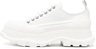 (Women) Alexander McQueen Tread Slick Sneakers 'White' 702042WHZ629071 (Women) Alexander McQueen Tread Slick Sneakers 'White' 702042WHZ629071