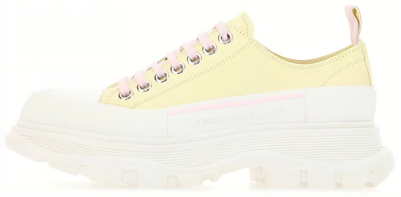 (W) Alexander McQueen Tread Slick Sneaker ''Gelb Weiß'' 702042WHZ627157 Buy (W) Alexander McQueen Tread Slick Sneaker ''Gelb Weiß'' 702042WHZ627157