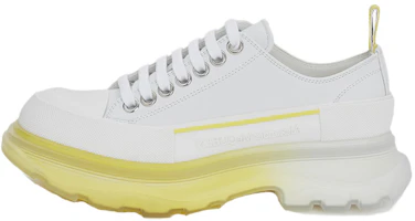 (Women) Alexander McQueen Tread Slick Sneakers 'Yellow White' 702042WHZ6E8943 (Women) Alexander McQueen Tread Slick Sneakers 'Yellow White' 702042WHZ6E8943