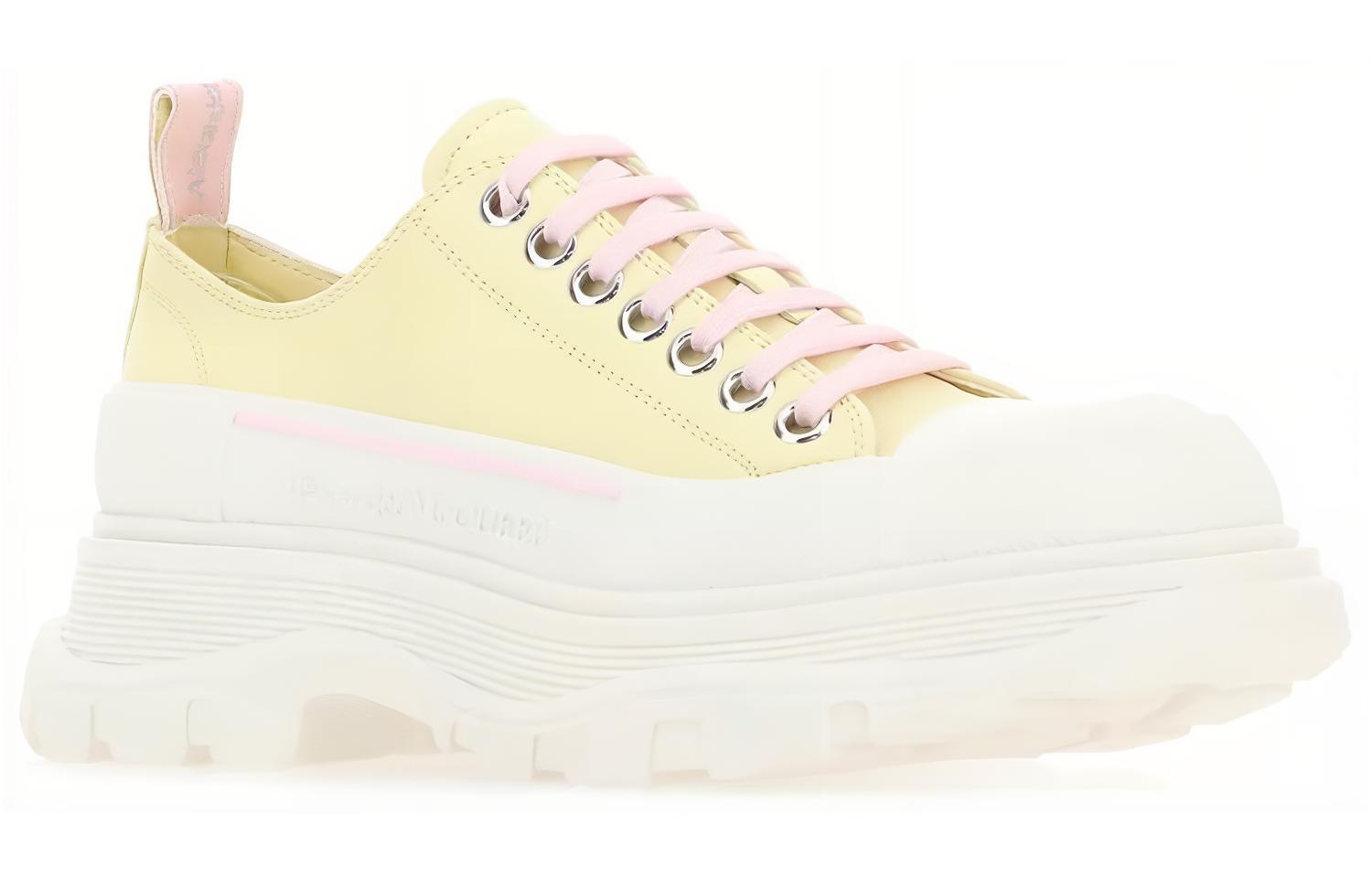 Order (W) Alexander McQueen Tread Slick Sneaker ''Gelb Weiß'' 702042WHZ627157