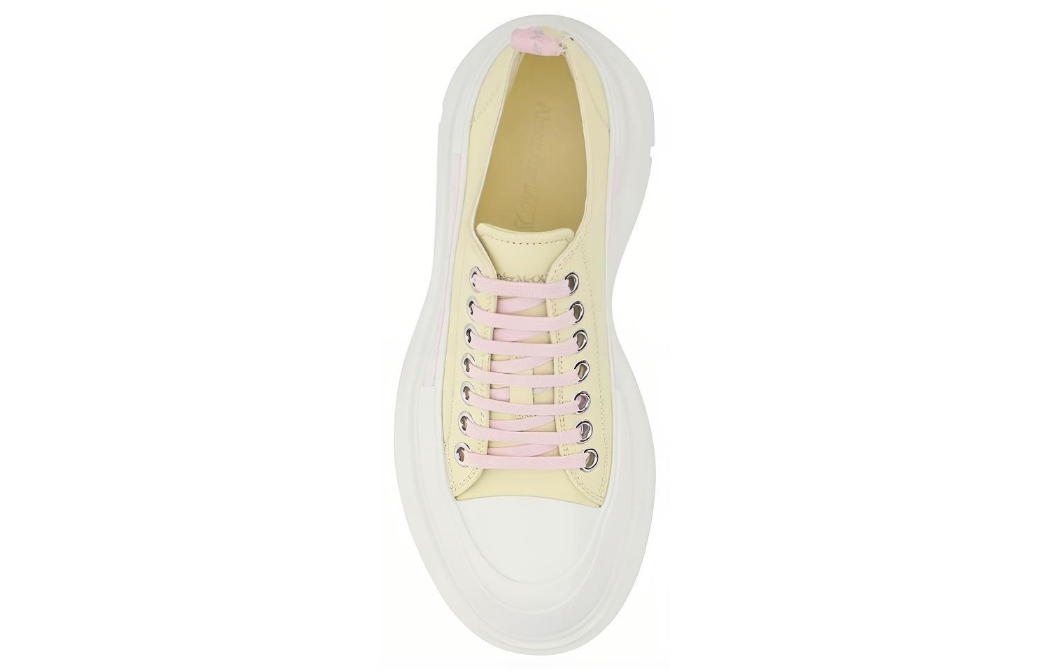 Lookbook (W) Alexander McQueen Tread Slick Sneaker ''Gelb Weiß'' 702042WHZ627157