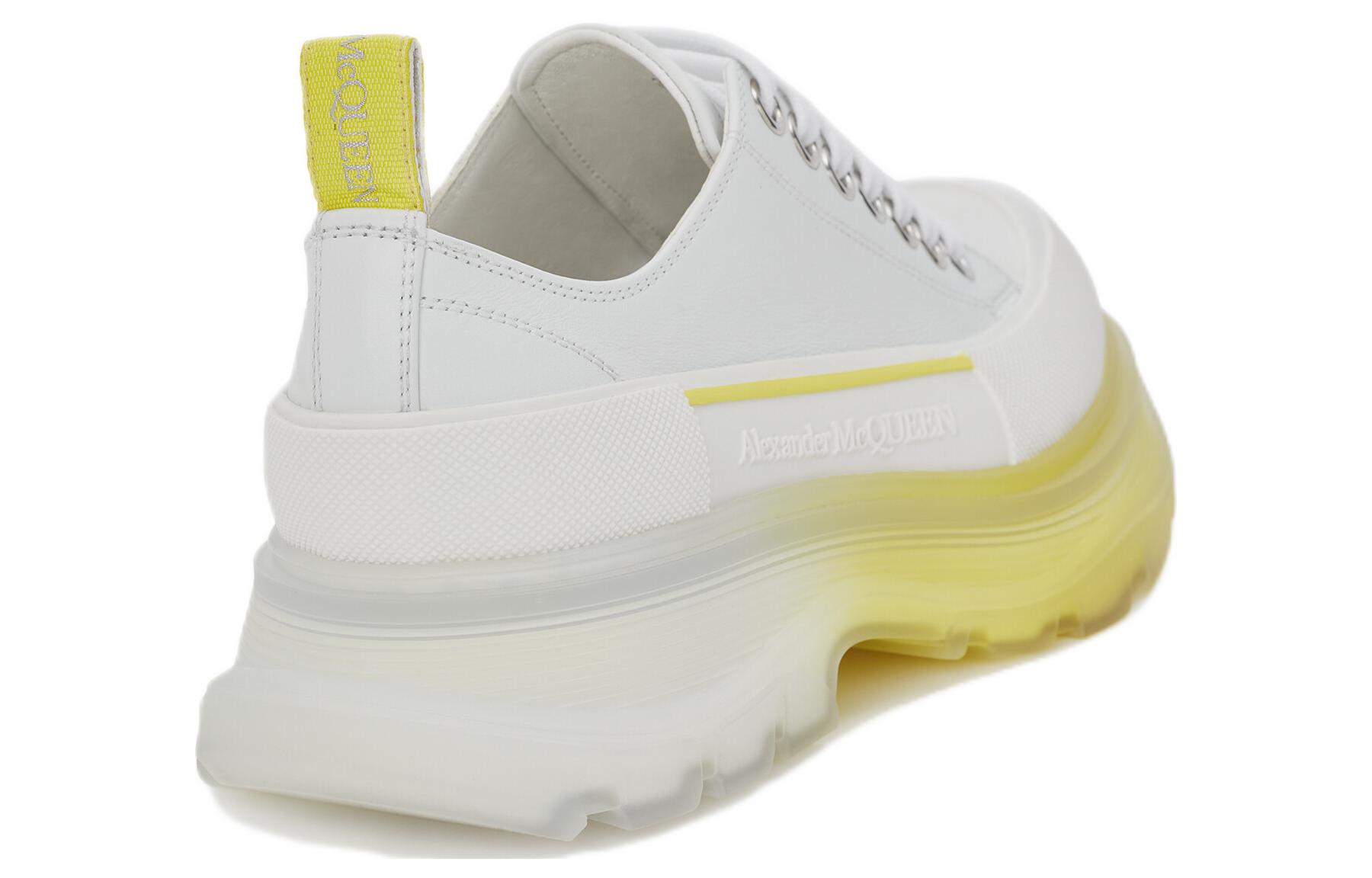 Lookbook (W) Alexander McQueen Tread Slick Sneaker ''Gelb Weiß'' 702042WHZ6E8943