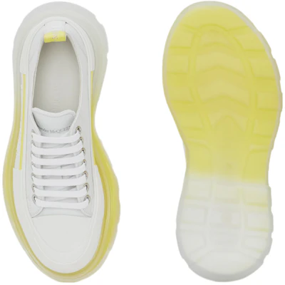 (W) Alexander McQueen Tread Slick Sneaker ''Gelb Weiß'' 702042WHZ6E8943 Shop (W) Alexander McQueen Tread Slick Sneaker ''Gelb Weiß'' 702042WHZ6E8943