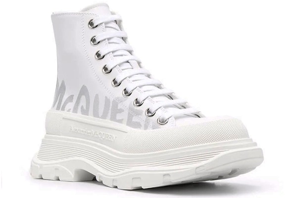 (Women) Alexander McQueen Tread Tread Slick High-Top Boots 'White' 679529WIABD9071 Order (Women) Alexander McQueen Tread Tread Slick High-Top Boots 'White' 679529WIABD9071