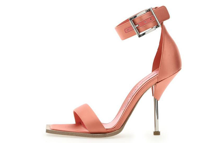 Buy (W) 亚历山大·麦昆粉色双带凉鞋 687770.W4SB2.6279