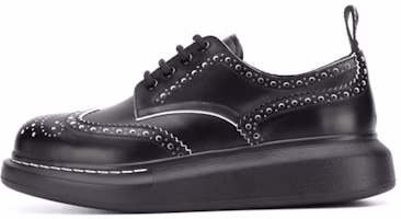 (Women) Alexander McQueen Wander 'Black White Leather Low' 611704WHX5C1070 (Women) Alexander McQueen Wander 'Black White Leather Low' 611704WHX5C1070