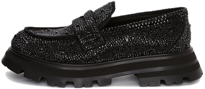 (W) 亚历山大·麦昆Wander‘舒适多功能黑色厚底’ 708063WIBY11069 Buy (W) 亚历山大·麦昆Wander‘舒适多功能黑色厚底’ 708063WIBY11069