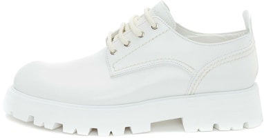 (Women) Alexander McQueen Wander 'Fashionable White Martens Boots' 657568WHZ809231 (Women) Alexander McQueen Wander 'Fashionable White Martens Boots' 657568WHZ809231