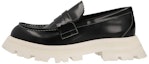 Buy (W) Alexander McQueen Wander Hitam 'Slip-On Fesyen Kulit Bertapak Platform' 708061WIC6K1075