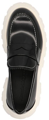 (Women) Alexander McQueen Wander Black 'Leather Fashion Slip-On Platform' 708061WIC6K1075 Shop (Women) Alexander McQueen Wander Black 'Leather Fashion Slip-On Platform' 708061WIC6K1075