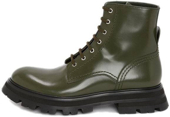 (Women) Alexander McQueen Wander Boot 'Khaki Green' 657569WHZ803230 Buy (Women) Alexander McQueen Wander Boot 'Khaki Green' 657569WHZ803230