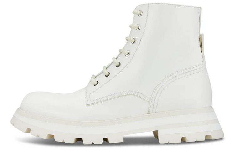 (Women) Alexander McQueen Wander Boot 'White' 657569WHZ809231