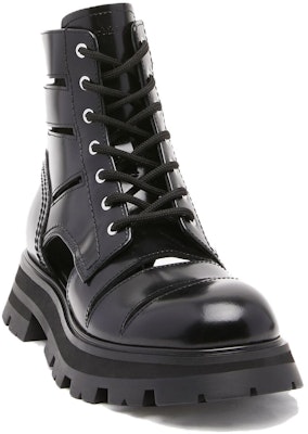 (Women) Alexander McQueen Wander Boots 'Black Leather Fashion Strap' 755644WIDU01000 Lookbook (Women) Alexander McQueen Wander Boots 'Black Leather Fashion Strap' 755644WIDU01000
