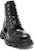 (W) Alexander McQueen Wander Boots 'Strap Fesyen Kulit Hitam' 755644WIDU01000