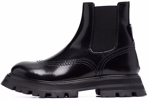 (Women) Alexander McQueen Wander Chelsea Ankle Boot 'Black Natural' 676742-WHZ8L-1443 Buy (Women) Alexander McQueen Wander Chelsea Ankle Boot 'Black Natural' 676742-WHZ8L-1443