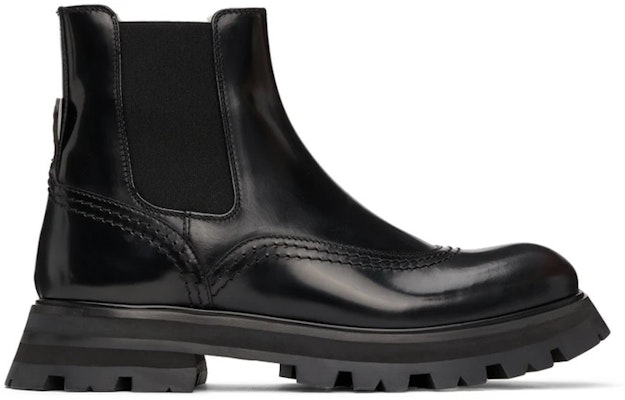 (Women) Alexander McQueen Wander Chelsea Ankle Boot 'Black Natural' 676742WHZ8L1443 Buy (Women) Alexander McQueen Wander Chelsea Ankle Boot 'Black Natural' 676742WHZ8L1443