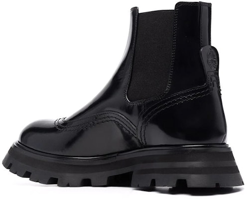 (Women) Alexander McQueen Wander Chelsea Ankle Boot 'Black Natural' 676742-WHZ8L-1443 Lookbook (Women) Alexander McQueen Wander Chelsea Ankle Boot 'Black Natural' 676742-WHZ8L-1443