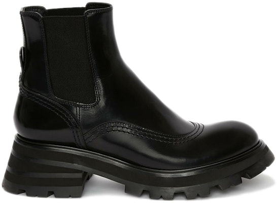 (Women) Alexander McQueen Wander Chelsea Boot 2021 'Black' 666368-WHZ84-1000 Order (Women) Alexander McQueen Wander Chelsea Boot 2021 'Black' 666368-WHZ84-1000