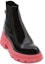 Lookbook (W) Alexander McQueen Wander Chelsea Boot 'Hitam Merah Jambu' 666368-WHZ8C-1486