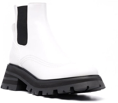 (Women) Alexander McQueen Wander Chelsea Boot 'New Ivory Black' 666368WHZ849360 Order (Women) Alexander McQueen Wander Chelsea Boot 'New Ivory Black' 666368WHZ849360