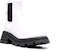 (W) Alexander McQueen Wander Chelsea Boot 'New Ivory Black' Hitam Gading Baru 666368WHZ849360