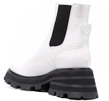 Lookbook (W) Alexander McQueen Wander Chelsea Boot ''Nouveau Ivoire Noir'' 666368WHZ849360