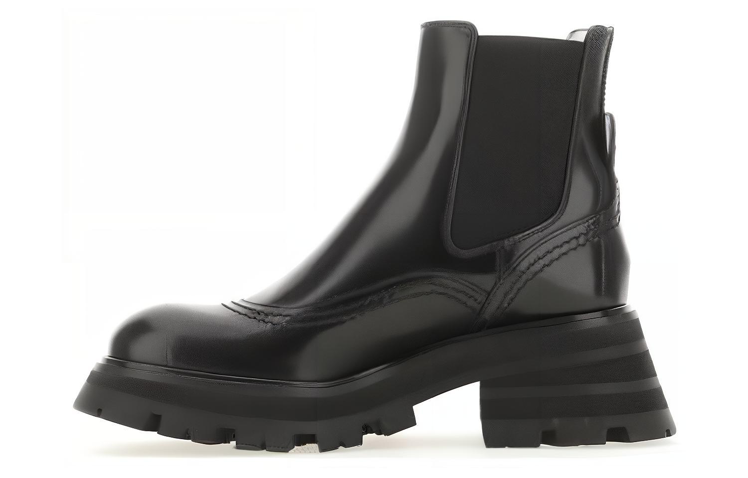 (Women) Alexander McQueen Wander Chelsea Boots 'Black' 737213WHZ841000