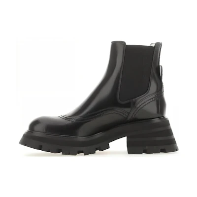 (W) Alexander McQueen Wander Chelsea Boots 'Black'