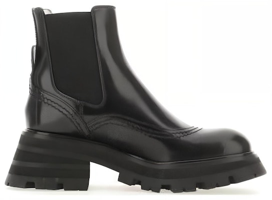 (Women) Alexander McQueen Wander Chelsea Boots 'Black' 737213WHZ841000 Order (Women) Alexander McQueen Wander Chelsea Boots 'Black' 737213WHZ841000