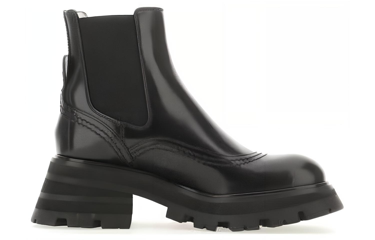 Order (W) 亚历山大麦昆Wander切尔西靴‘黑色’ 737213WHZ841000