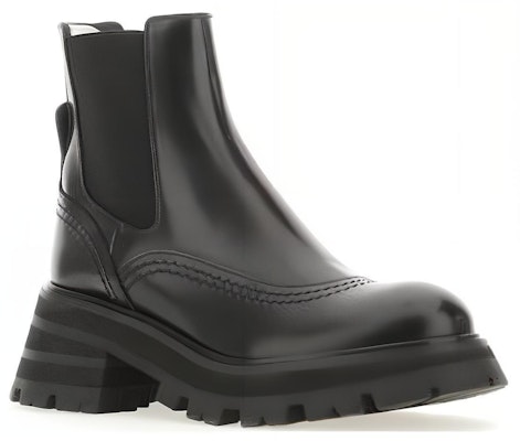 (Women) Alexander McQueen Wander Chelsea Boots 'Black' 737213WHZ841000 Lookbook (Women) Alexander McQueen Wander Chelsea Boots 'Black' 737213WHZ841000