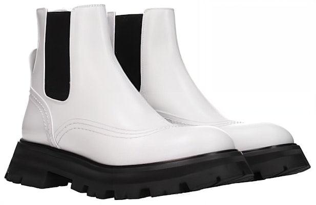(W) Botas Chelsea Alexander McQueen Wander 'Blanco Negro' 666367WHZ849360 Order (W) Botas Chelsea Alexander McQueen Wander 'Blanco Negro' 666367WHZ849360