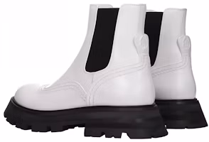Lookbook (W) Alexander McQueen Wander Chelsea Boot ''Blanc Noir'' 666367WHZ849360