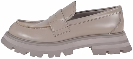 (Women) Alexander McQueen Wander Leather Loafers 'Brown Grey' 708061WIC6A2104 (Women) Alexander McQueen Wander Leather Loafers 'Brown Grey' 708061WIC6A2104