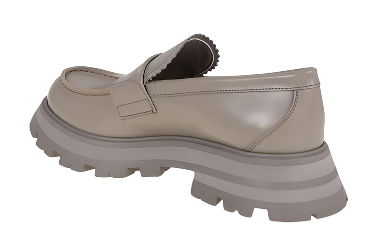 Shop (W) (レディース) アレキサンダー・マックイーン ワンダーレザーローファー 'ブラウングレー' 708061WIC6A2104 708061WIC6A2104