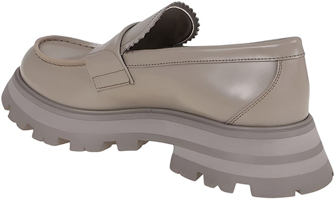 (Women) Alexander McQueen Wander Leather Loafers 'Brown Grey' 708061WIC6A2104 Shop (Women) Alexander McQueen Wander Leather Loafers 'Brown Grey' 708061WIC6A2104