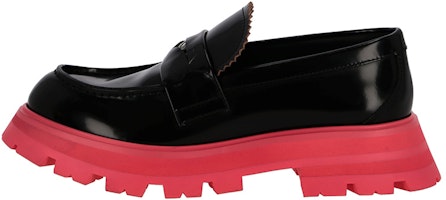 (Women) Alexander McQueen Wander Loafer 'Black Pink' 685690-WHZ8N-1487 (Women) Alexander McQueen Wander Loafer 'Black Pink' 685690-WHZ8N-1487