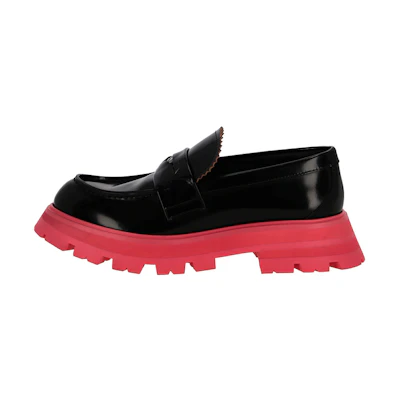 (W) Alexander McQueen Wander Loafer 'Black Pink'