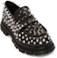 Lookbook (W) Alexander McQueen Wander Loafer 'Hitam Permata Perak' 708062WIC651081