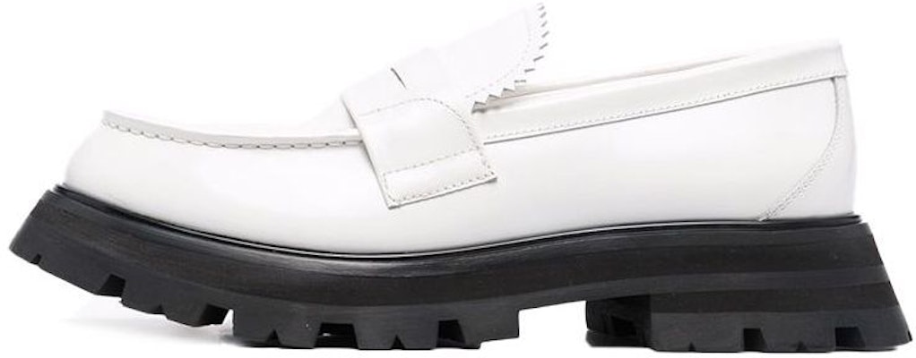 (Women) Alexander McQueen Wander Loafer 'White Black' 666328WHZ809358 Buy (Women) Alexander McQueen Wander Loafer 'White Black' 666328WHZ809358